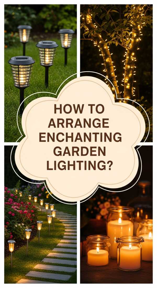 How To Arrange Enchanting Garden Lighting For A Magical Nighttime Atmosphere 69f08225b1077
