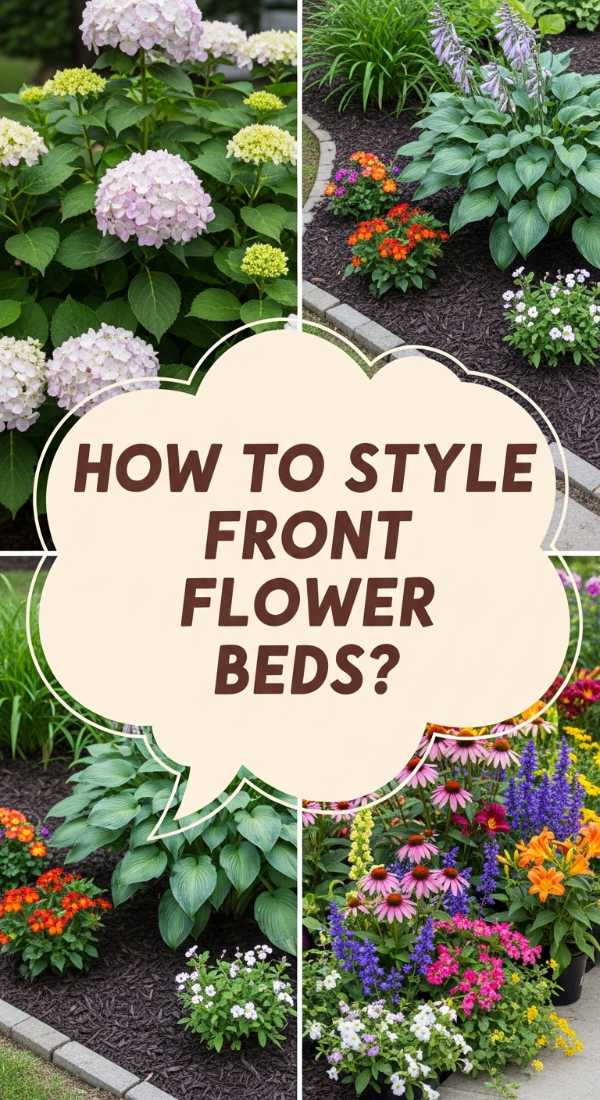How To Arrange Flower Beds In Front Of House For Instant Beauty 69ef122c4dc07
