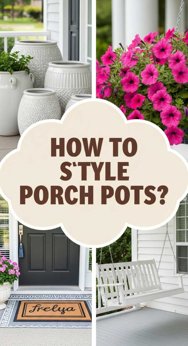 How To Arrange Front Porch Flower Pots For A Welcoming Home Entrance 69edfdb8c668a