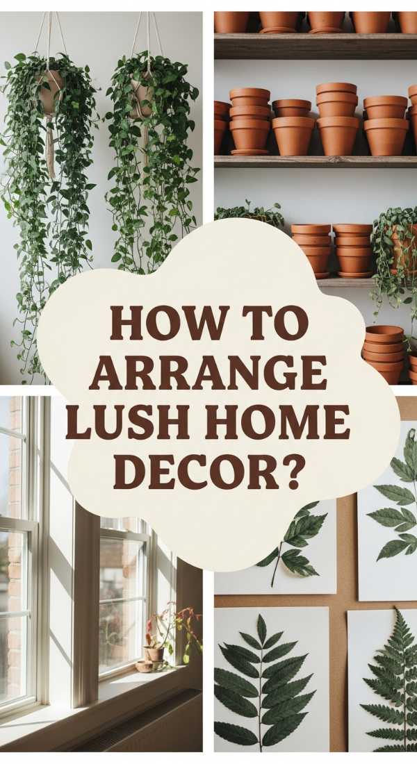 How To Arrange Lush Home Decor For A Natural Sanctuary 69f08073b0f95