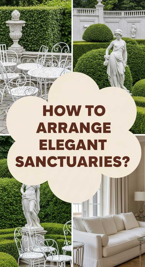 How To Arrange Outdoor Garden Decor For An Elegant Summer Sanctuary 69df1e898d431