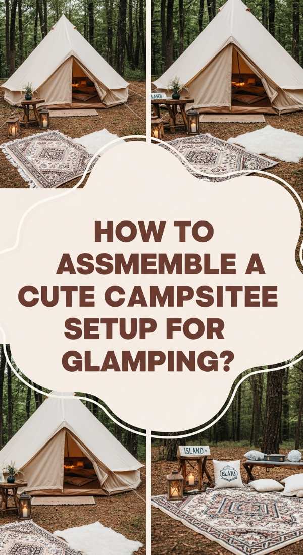 How To Assemble A Cute Campsite Setup For The Ultimate Glamping Experience 69ef13be83798