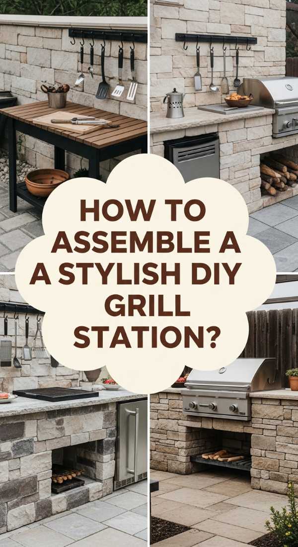 How To Assemble A Stylish Diy Grill Station For Epic Summer Cookouts 69edfc153daee