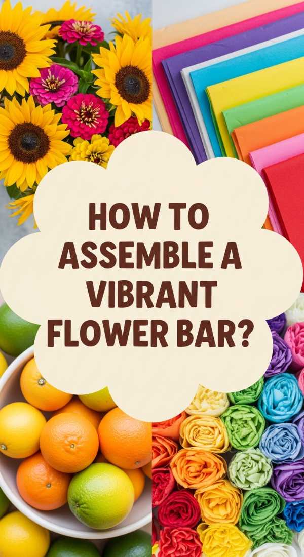 How To Assemble A Vibrant Flower Bar For The Ultimate Floral Party Experience 69f07ee46b36b