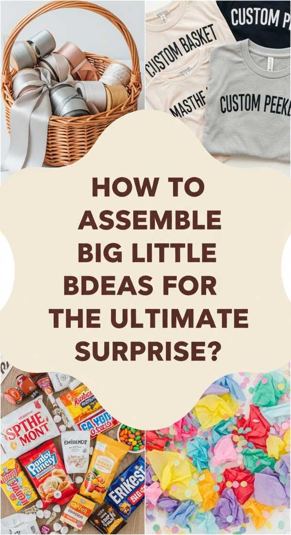 How To Assemble Big Little Basket Ideas For The Ultimate Surprise 69edfddd437b1