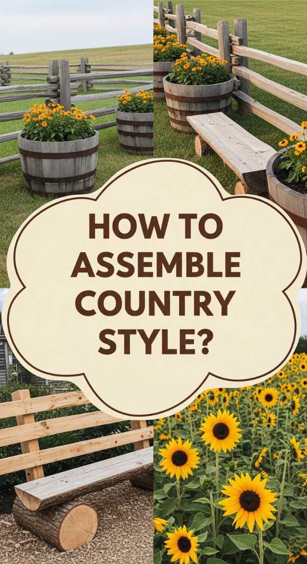 How To Assemble Rustic Garden Decor For A Timeless Country Look 69df1e8a38c03