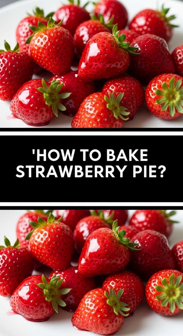 How To Bake A Fresh Strawberry Pie 69ef8715285f4