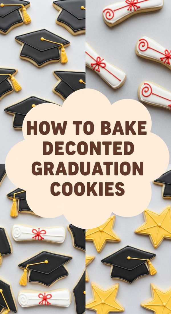 How to Bake Beautifully Decorated Graduation Cookies for Your Favorite Scholars