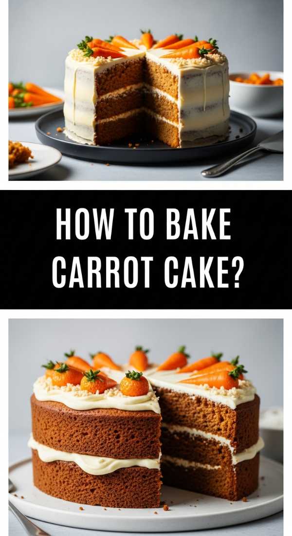How to bake carrot cake?
