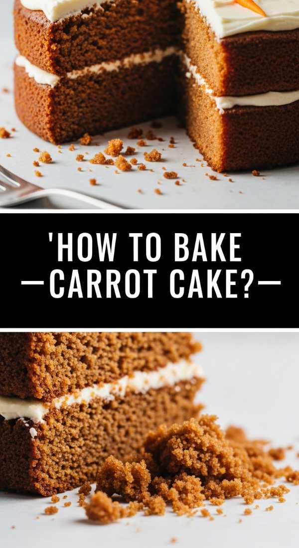 How to bake carrot cake?