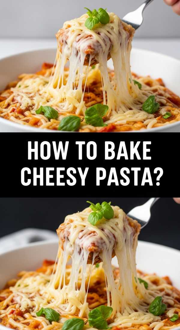 How to bake cheesy pasta?