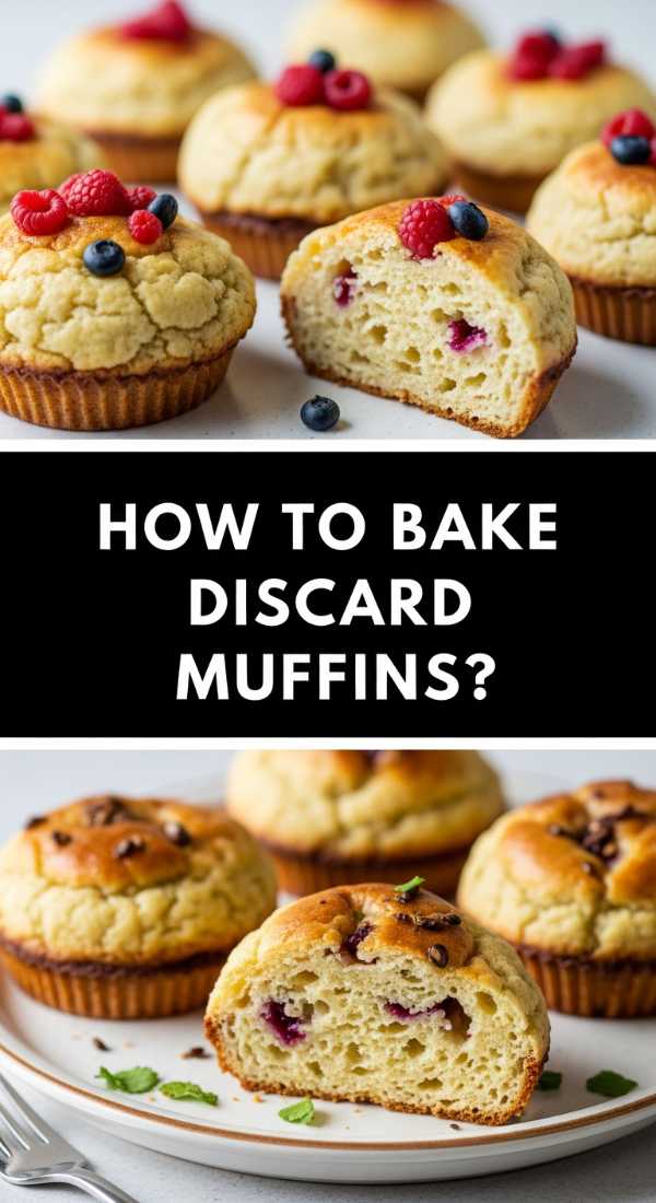 How To Bake Discard Muffins 69f3965af399a