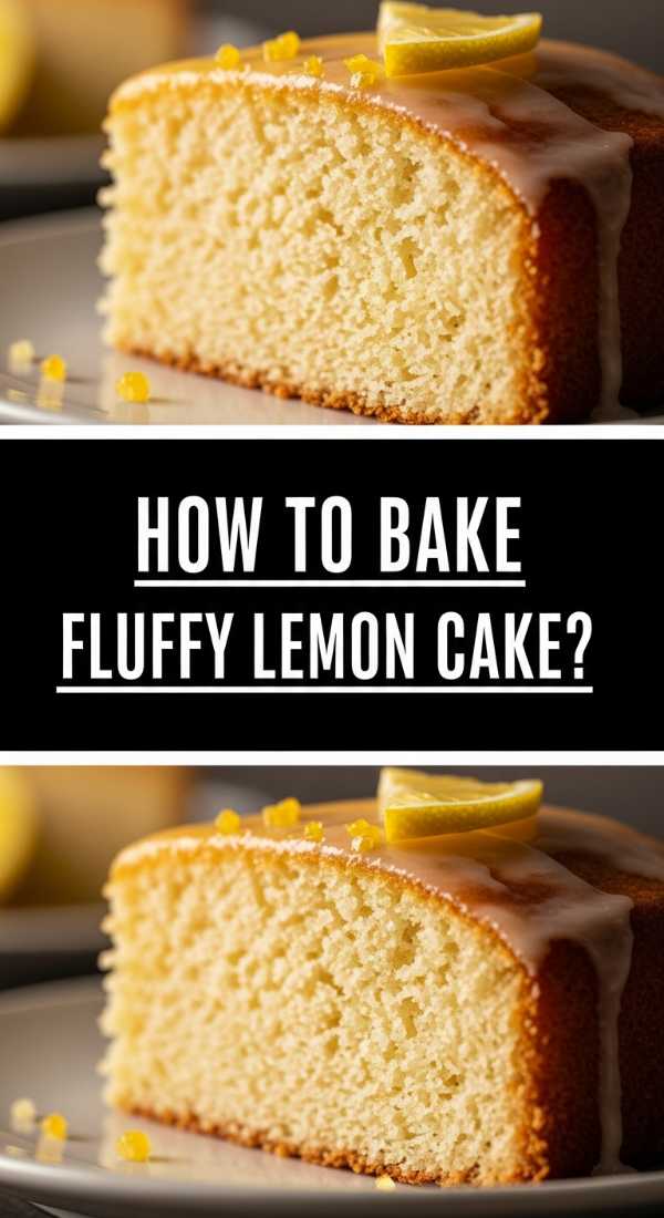 How To Bake Fluffy Lemon Cake 69e3a5ca68906