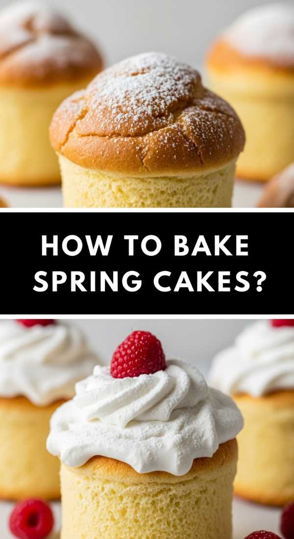How To Bake Light Spring Cakes 69df6971b4156