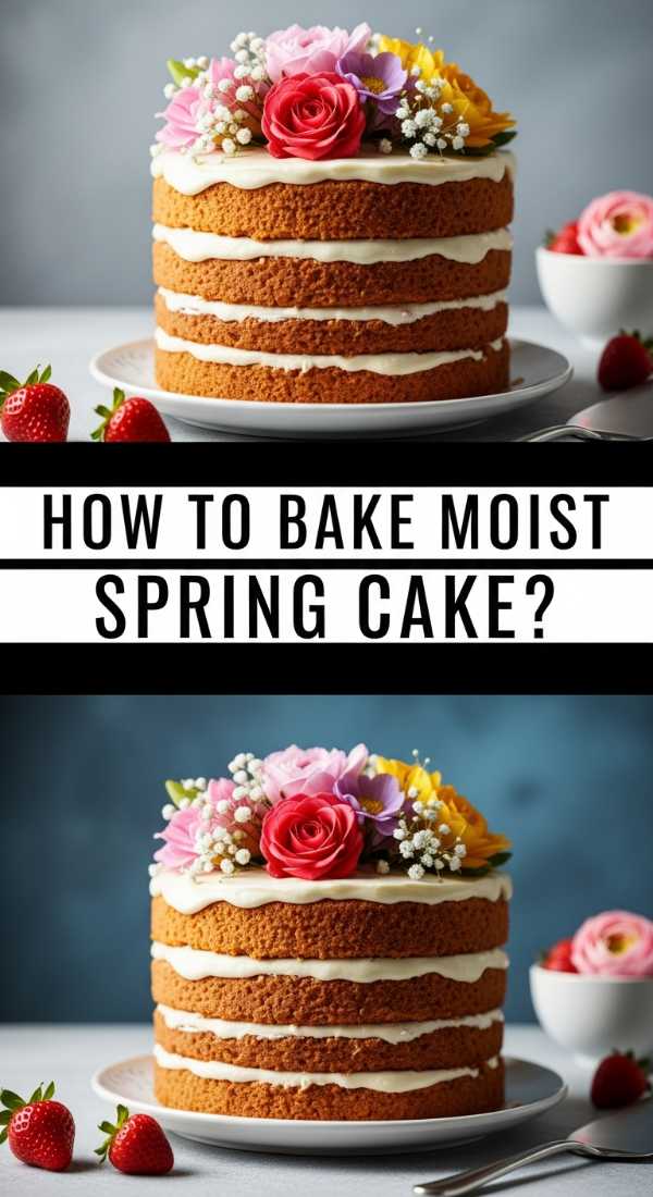 How To Bake Moist Spring Cake 69f3946ecbd26