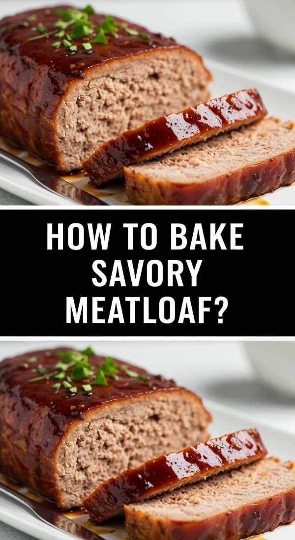 How To Bake Savory Meatloaf 69f3947333549