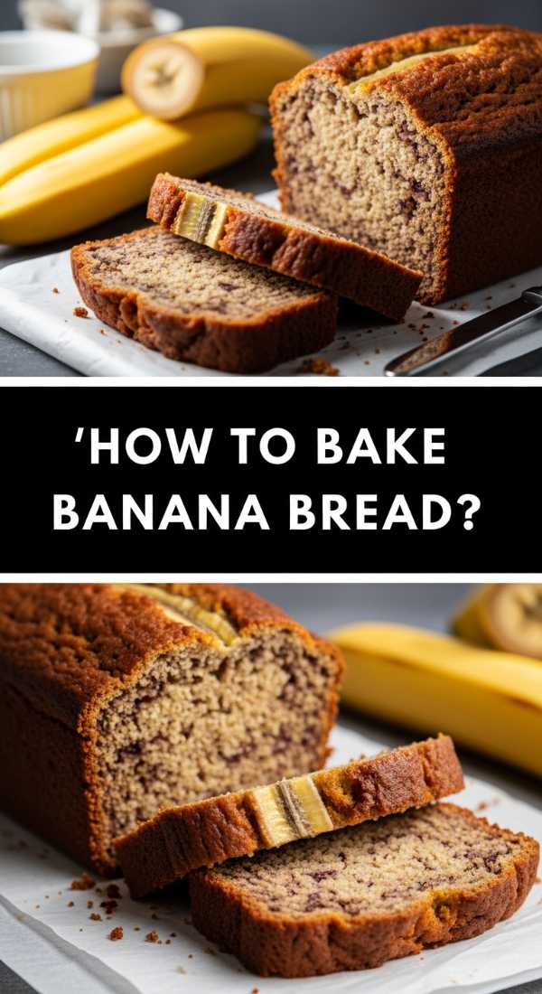 How to bake soft banana bread?