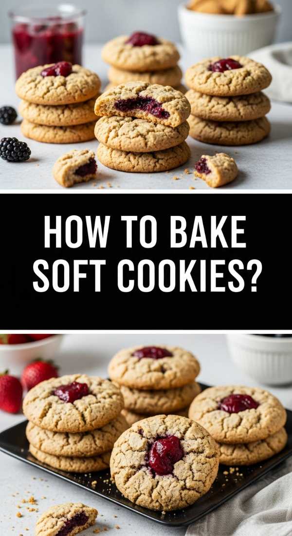 How to bake soft cookies?