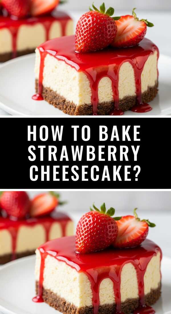 How To Bake Strawberry Cheesecake 69e2232b40ec1