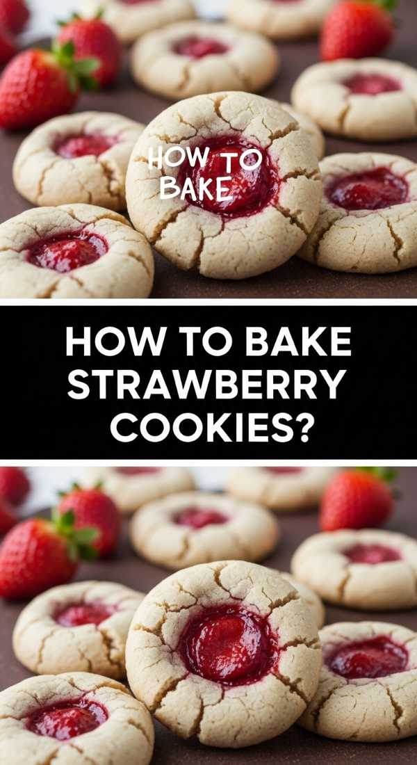 How To Bake Strawberry Cookies 69e85b35777bd
