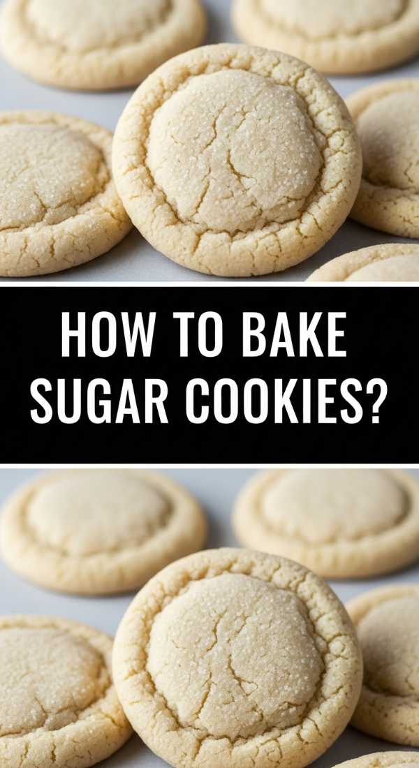 How to bake sugar cookies?