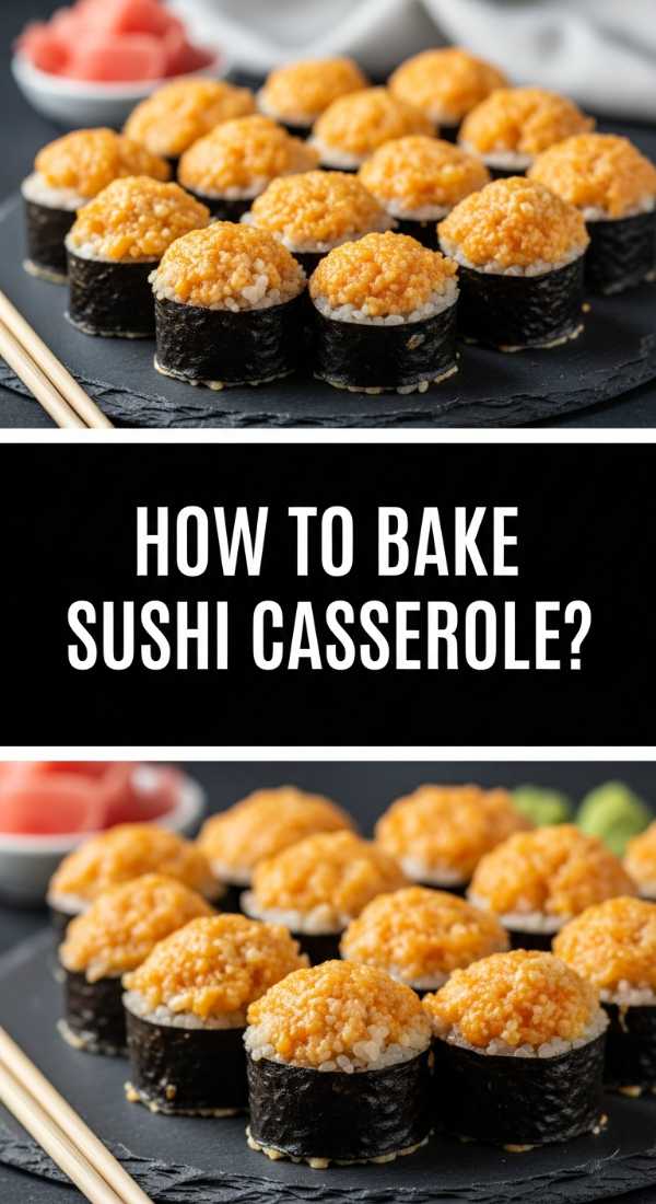 How To Bake Sushi Casserole 69eba489b8d6b