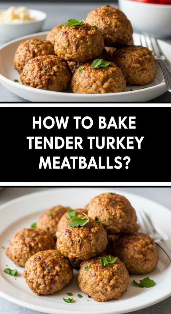 How To Bake Tender Turkey Meatballs 69e3a5d20811c