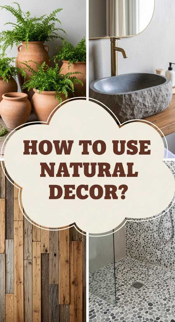 How To Blend Bathroom Decor Ideas With Natural Elements For Grounded Energy 69e32572c2db8