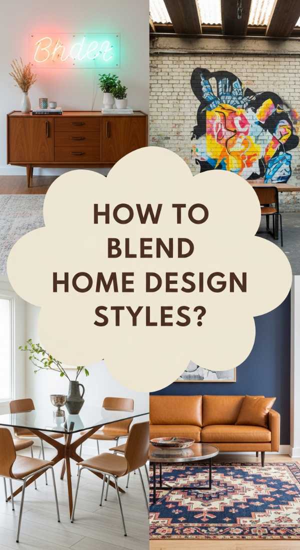 How To Blend Home Design Styles For A Cohesive Funky Look 69ecad024f13b