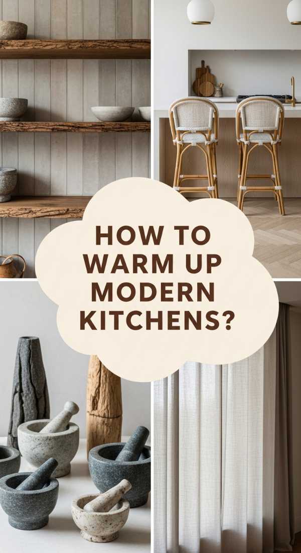 How To Blend Natural Textures Into A High Trend Modern Kitchen 69e3243747cc7