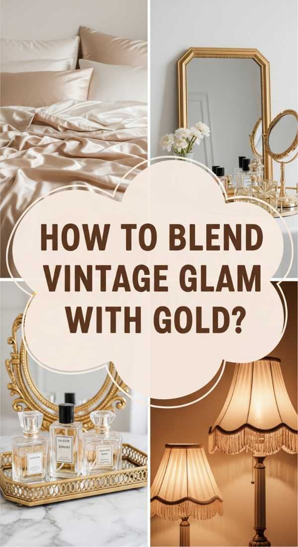 How To Blend Vintage Glam With Gold Accents For Regal Charm 69e4be03e14dd