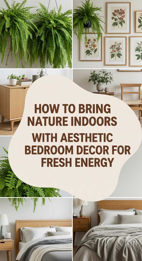 How To Bring Nature Indoors With Aesthetic Bedroom Decor For Fresh Energy 69eb41053f0d2