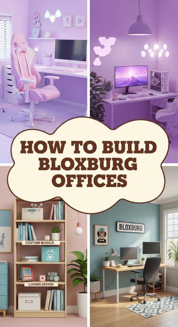 How to Build a Bloxburg Office for Virtual Living