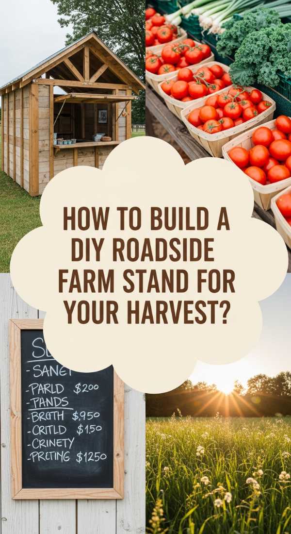 How To Build A Charming Roadside Farm Stand For Selling Your Fresh Garden Harvest 69f234ed21115