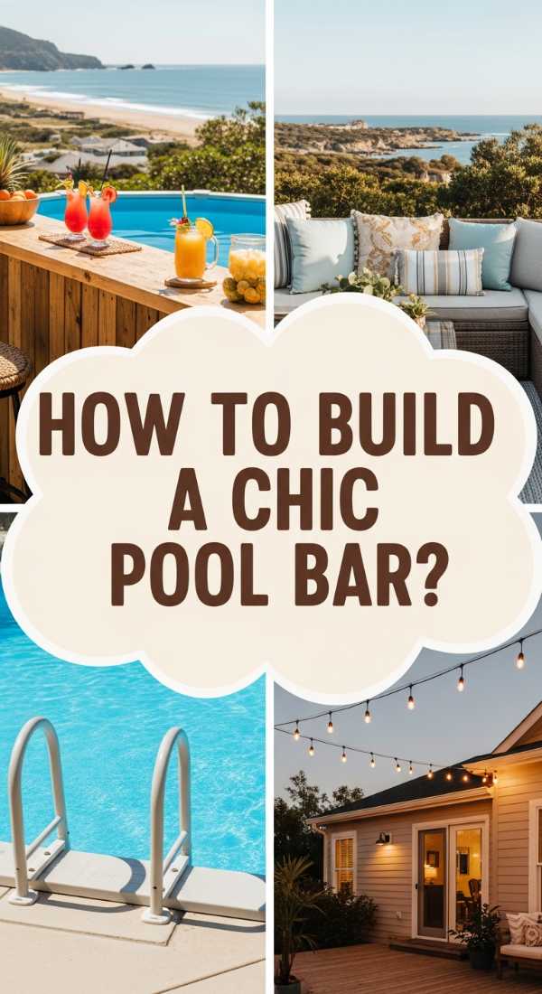 How To Build A Chic Above Ground Pool Bar For Endless Summer Fun 69f23507328de