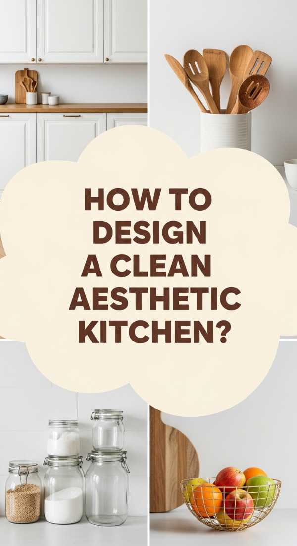 How To Build A Clean Aesthetic Kitchen For Healthy Living 69eb42d9335b5
