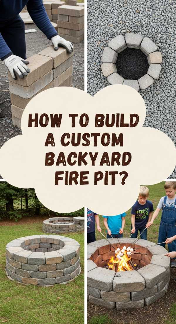 How To Build A Custom Backyard Fire Pit For Memorable Family Gatherings 69f07efa14a93
