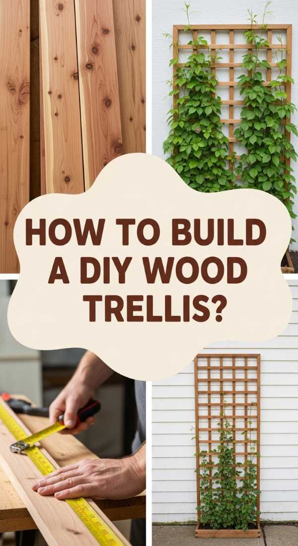 How To Build A Custom Diy Wood Trellis For A Lush Garden Oasis 69ef172d0558f