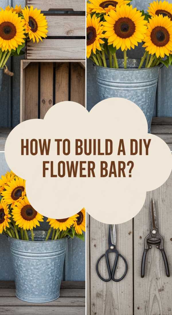 How To Build A Diy Flower Bar For A Stunning Garden Party 69f0820b39ade