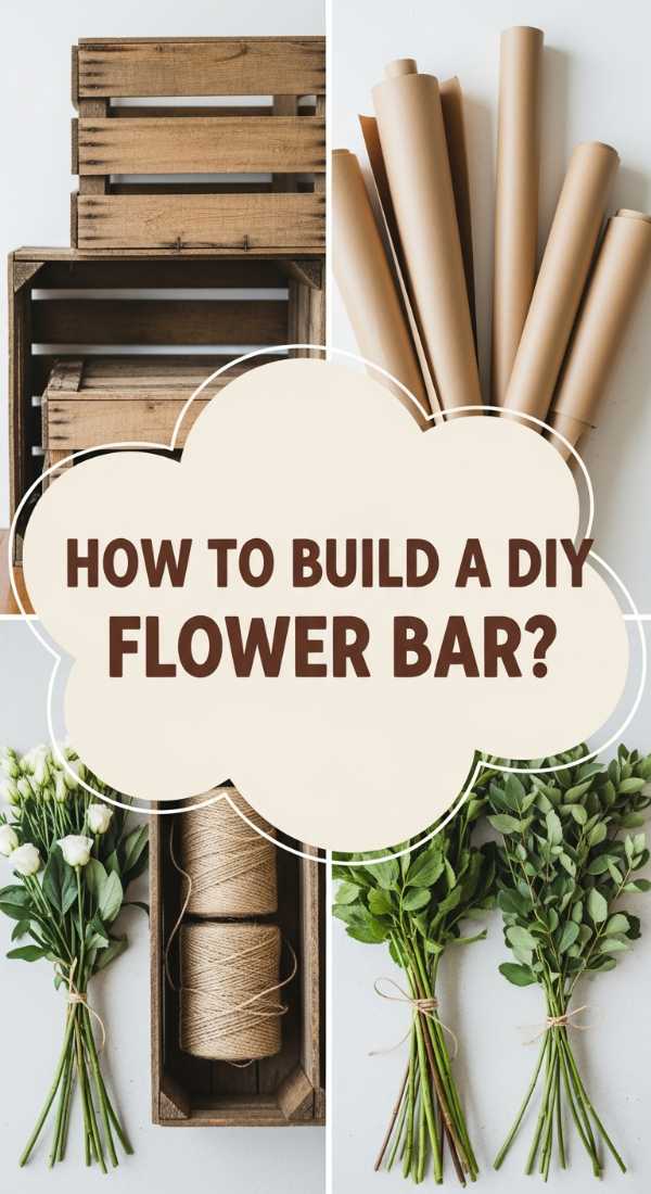How To Build A Diy Flower Bar For Budget Friendly Magic 69f0805936663