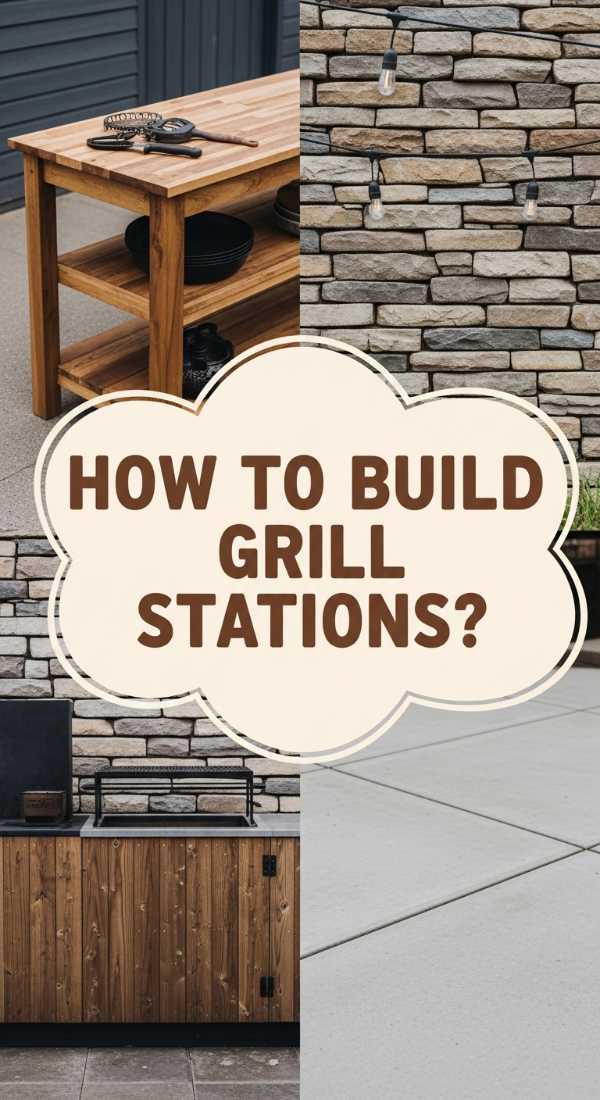How to Build a DIY Grill Station for Epic Backyard Cookouts