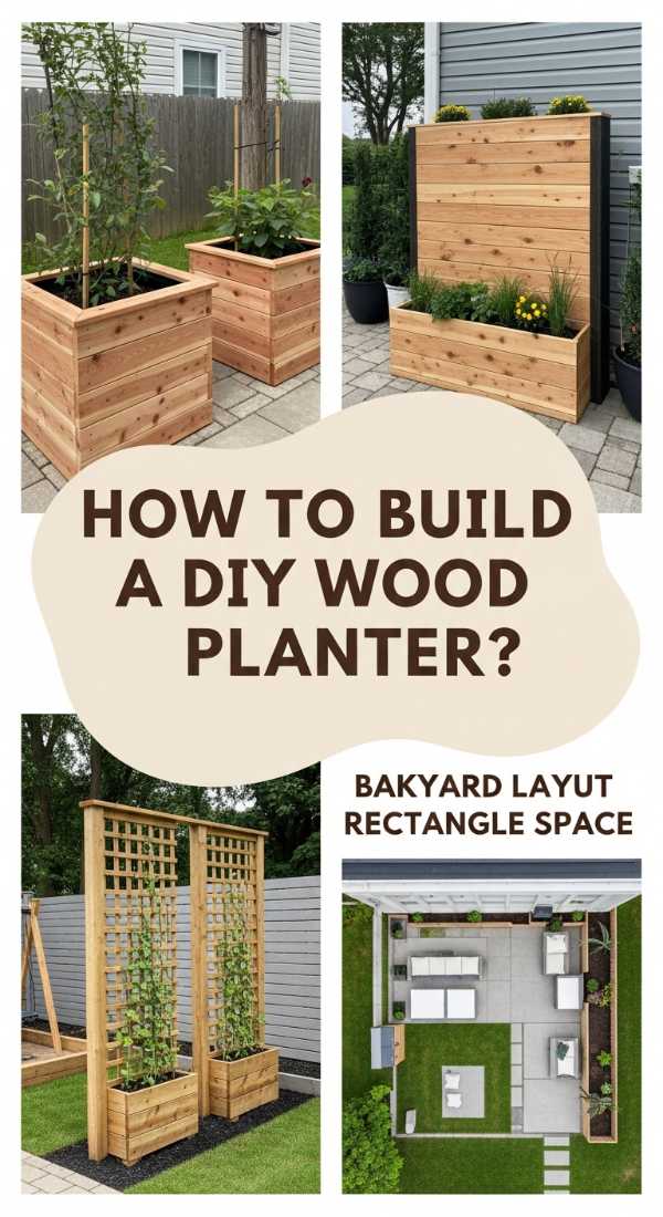 How To Build A Diy Wood Planter Box For Vertical Garden Growth 69ef12371d0c7