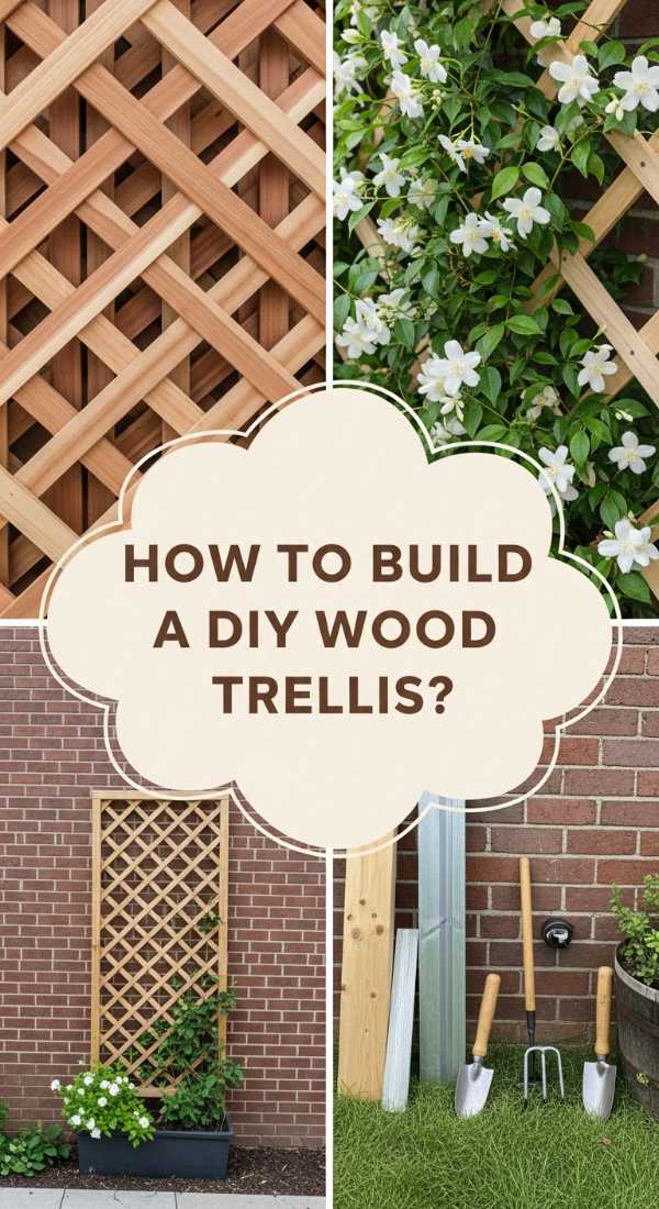 How To Build A Diy Wood Trellis For A Lush Garden Oasis 69ef1730c1c2c