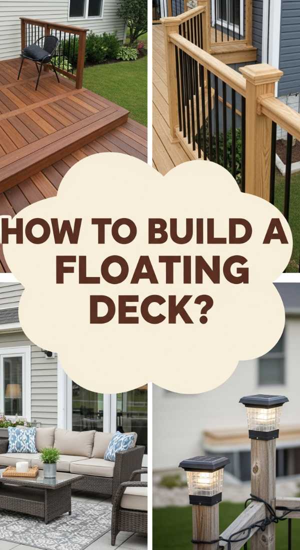 How To Build A Floating Deck For A Luxury Backyard Platform 69f2f5072e542