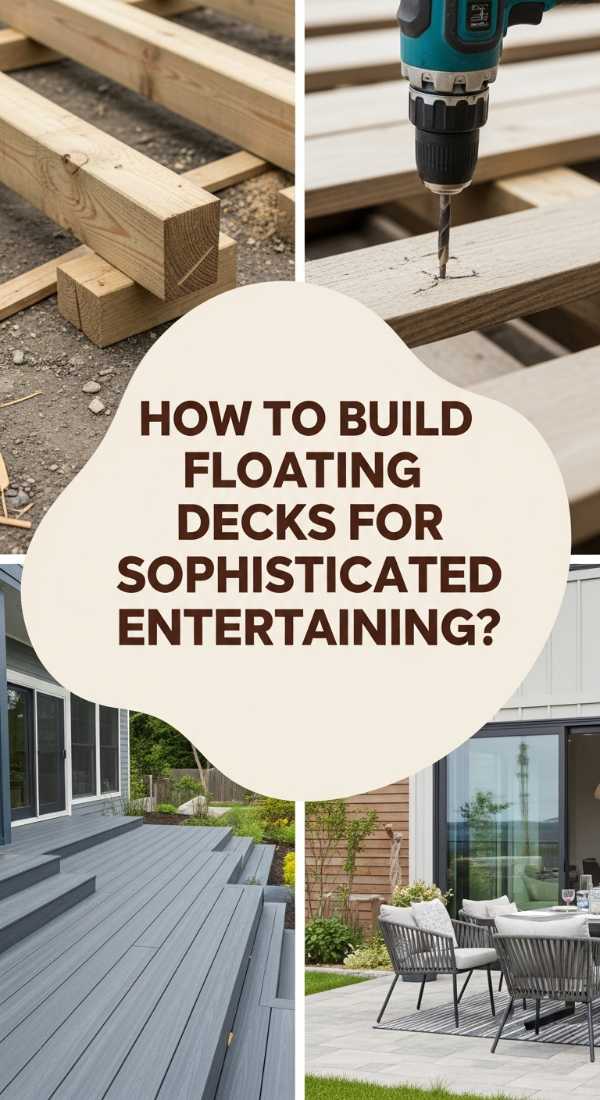 How To Build A Floating Deck For A Sophisticated Entertaining Space 69edfde19f047