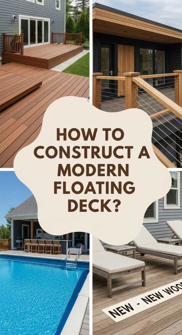 How To Build A Floating Deck For A Sophisticated Outdoor Lounge 69edfdbfc536e