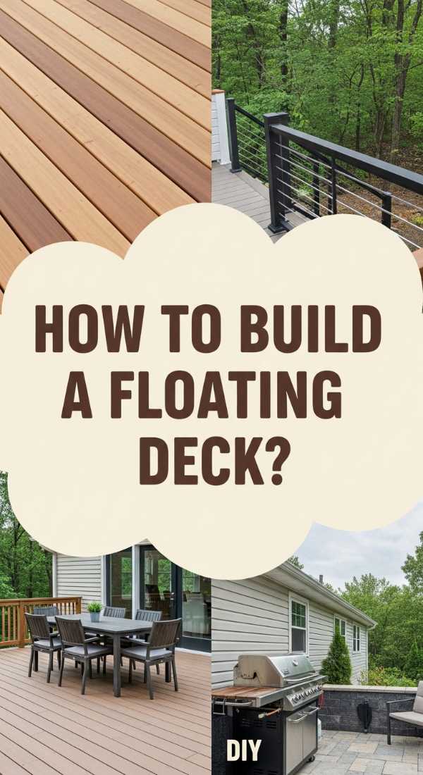 How To Build A Floating Deck For A Stylish Outdoor Entertainment Hub 69edfdd4308f6