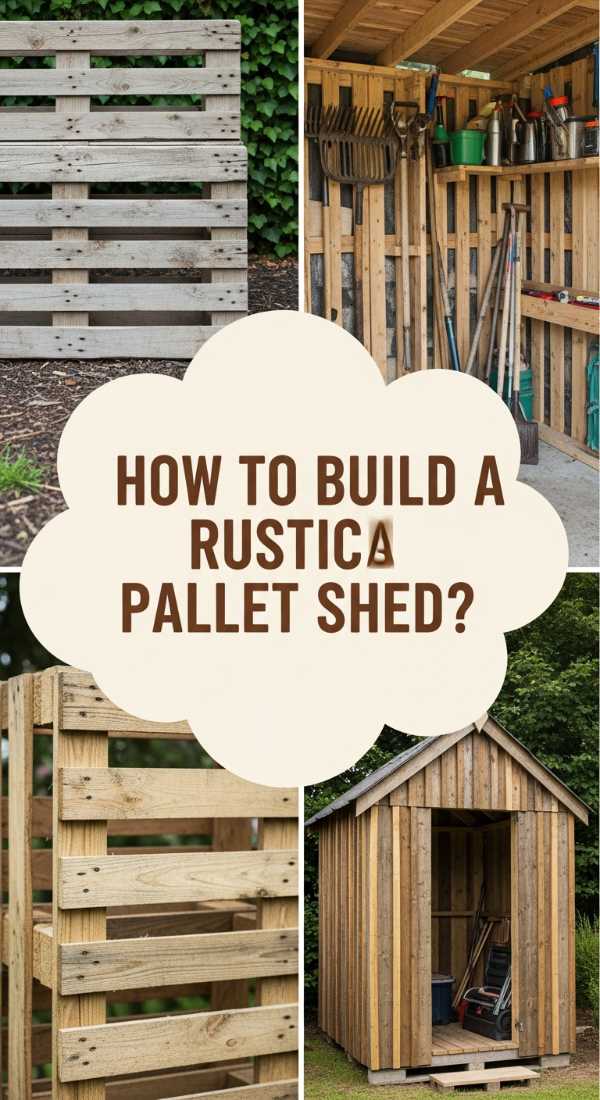 How To Build A Garden Shed From Pallets For Sustainable Backyard Storage 69edfbffbe58f