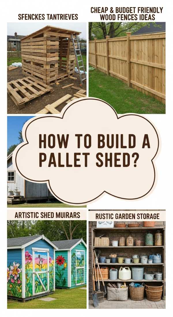 How To Build A Garden Shed Using Reclaimed Pallets 69edfc1275db5