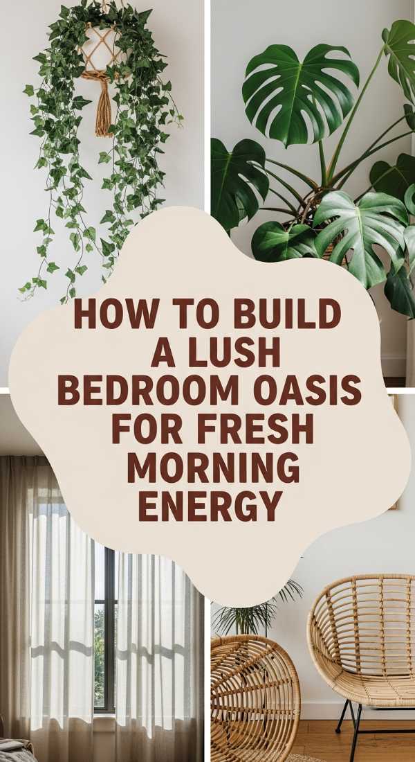 How To Build A Lush Bedroom Oasis For Fresh Morning Energy 69e4bf422b80b